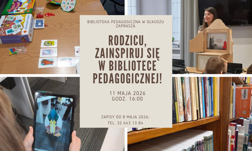 Rodzicu, zainspiruj się w Bibliotece Pedagogicznej!